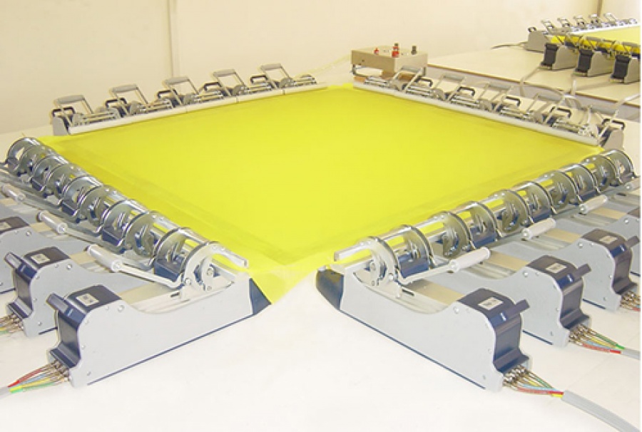 Prepara��o de matrizes para serigrafia ou telas serigr�ficas